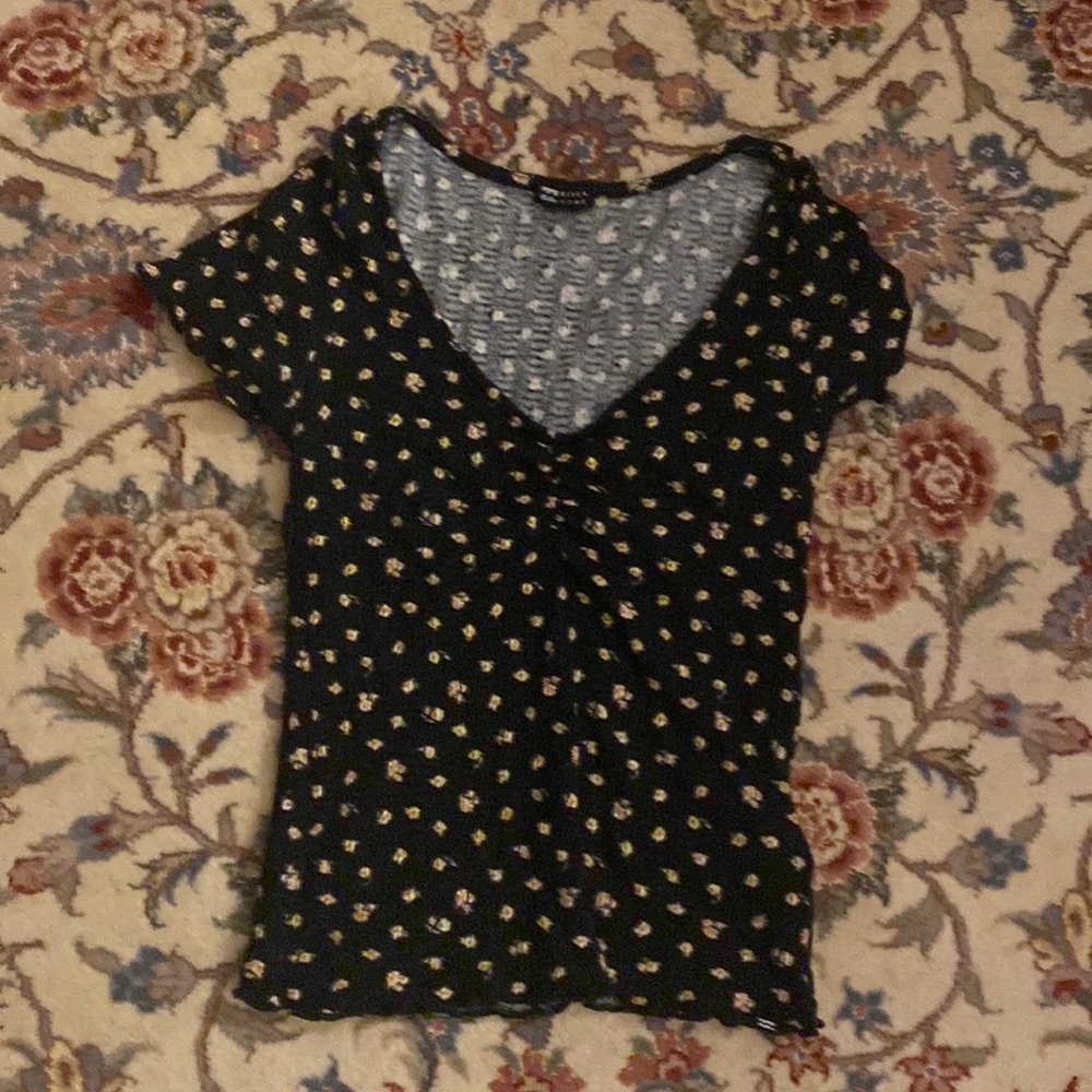 Floral black top!
